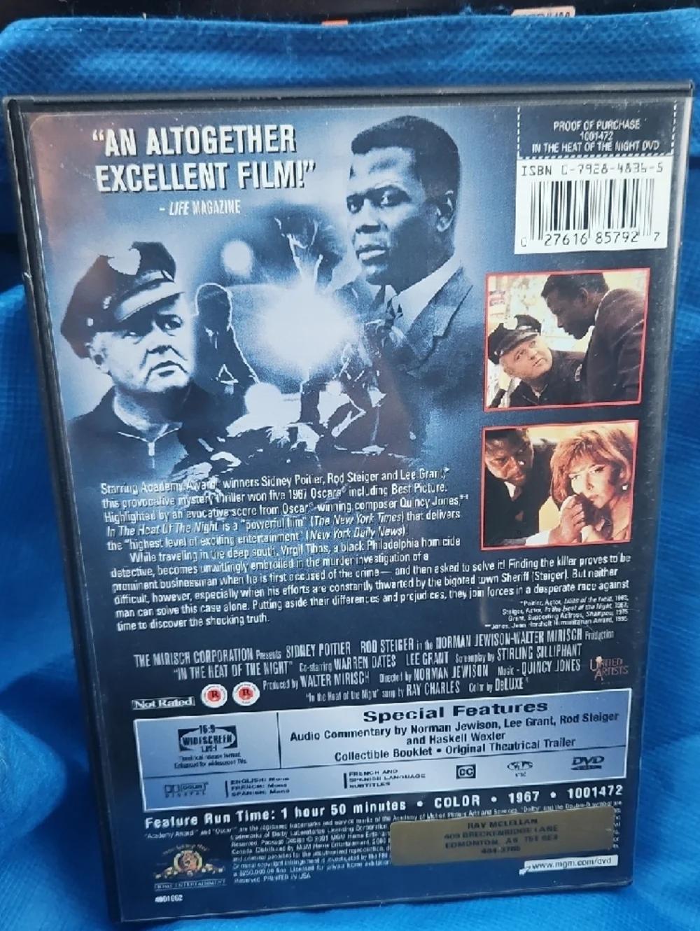 ๐3/$25๐ MGM DVD - In the Heat of the Night - Picture 2 of 5